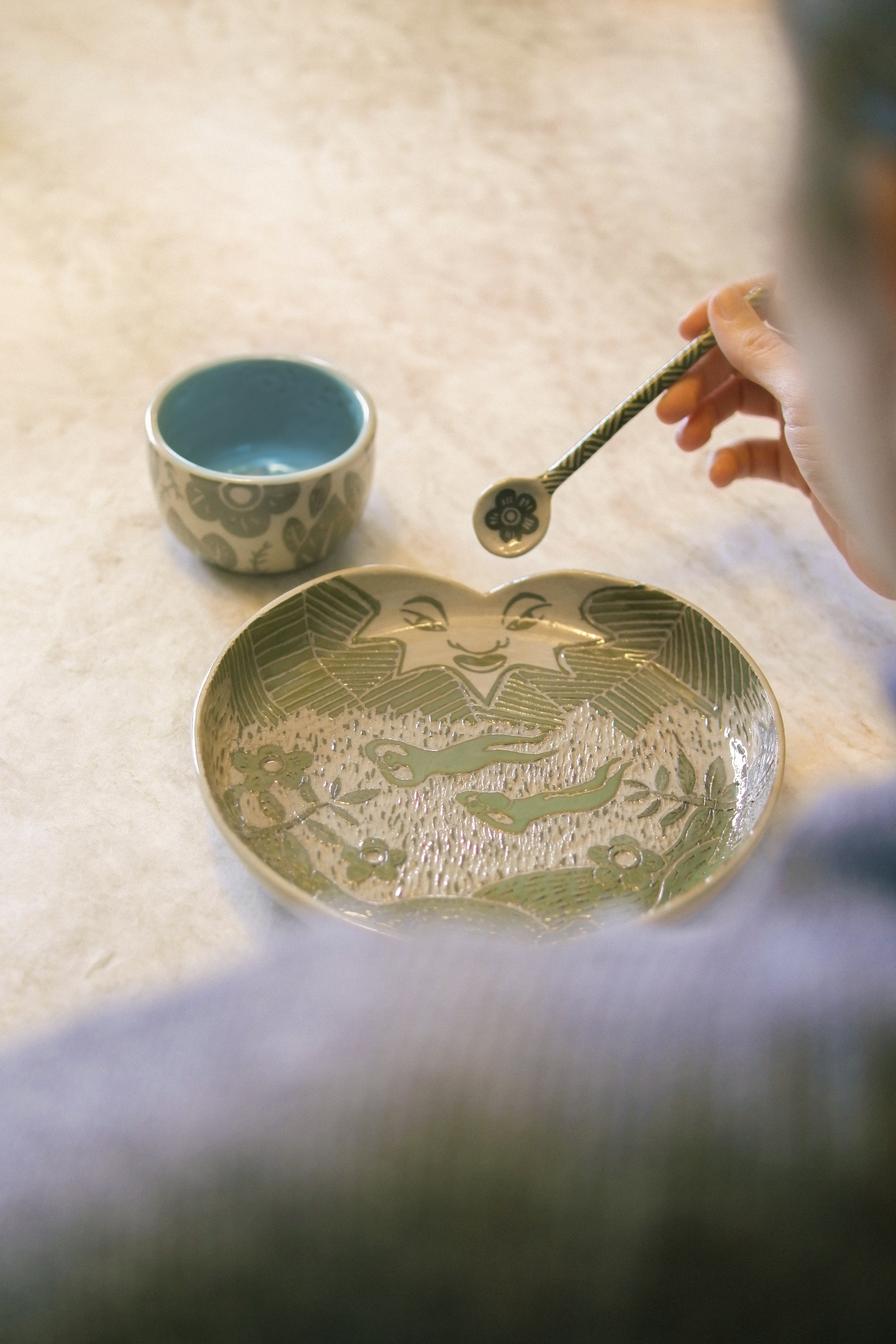 Set céramique – Les enfants de la caférie