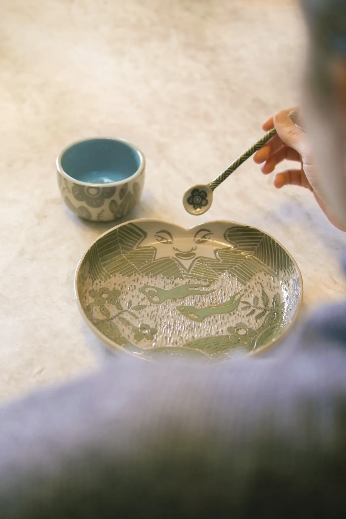 Set céramique – Les enfants de la caférie