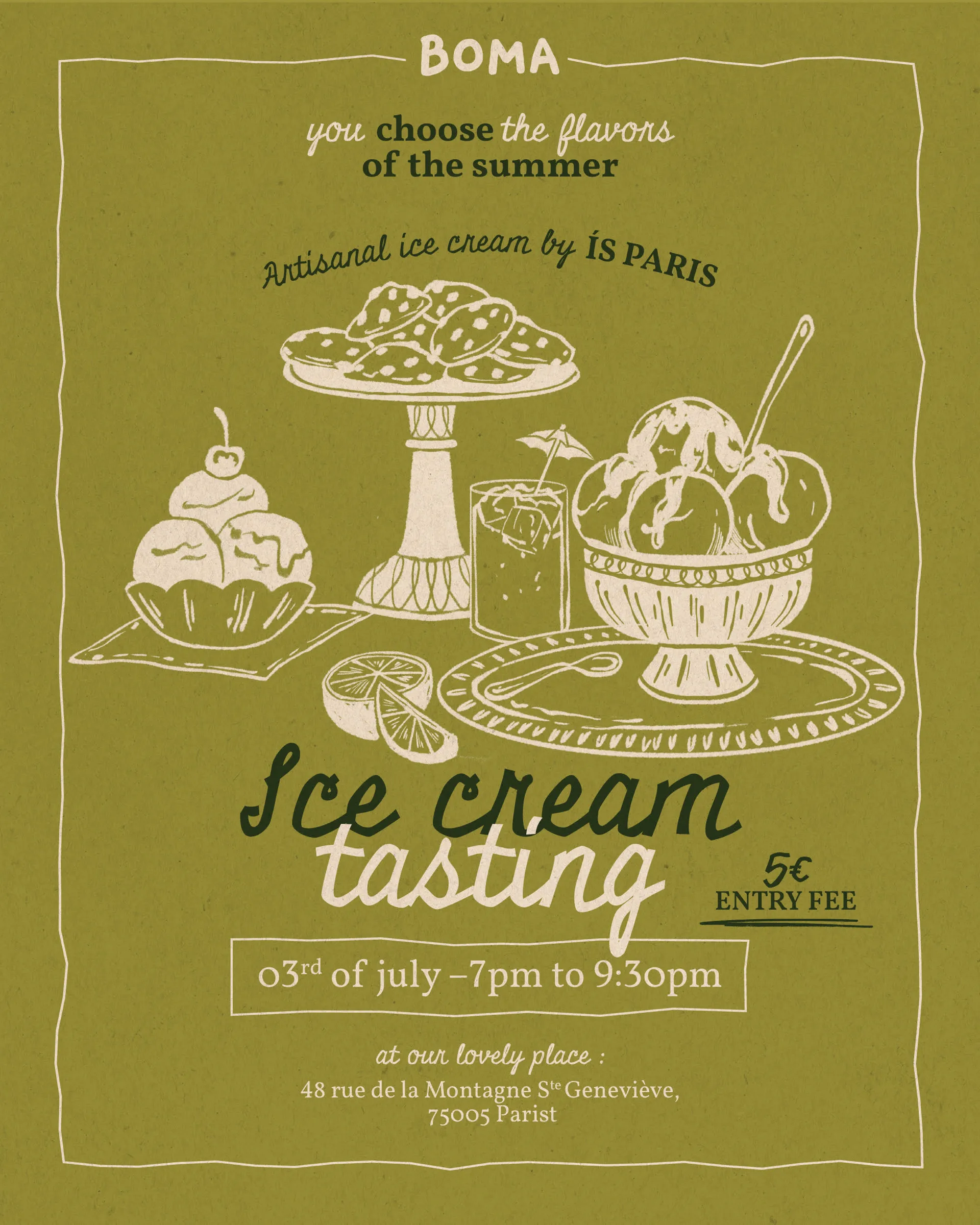 Dégustation de Glaces